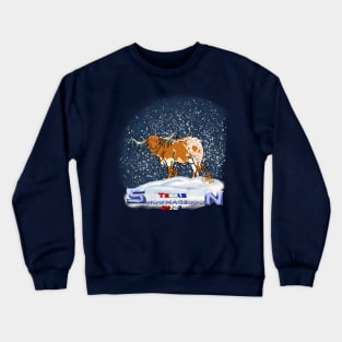 Texas Snowmageddon- Longhorn Crewneck Sweatshirt